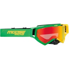 MOOSE RACING OČALA XCR HATCH OFFROAD GRN/YELLOW